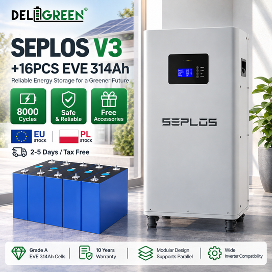 EU SEPLOS V3 48V DIY Kits  + 16pcs EVE 314ah 334ah cells DDP (customer assemble)