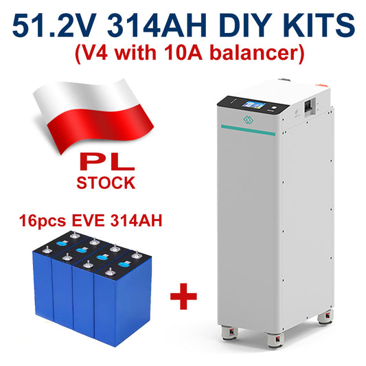 SEPLOS V4 Kit and x16 EVE 314ah Grade A+ Bundle--EU STOCK