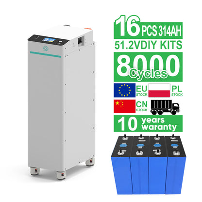 SEPLOS V4 Kit and x16 EVE 314ah Grade A+ Bundle--EU STOCK