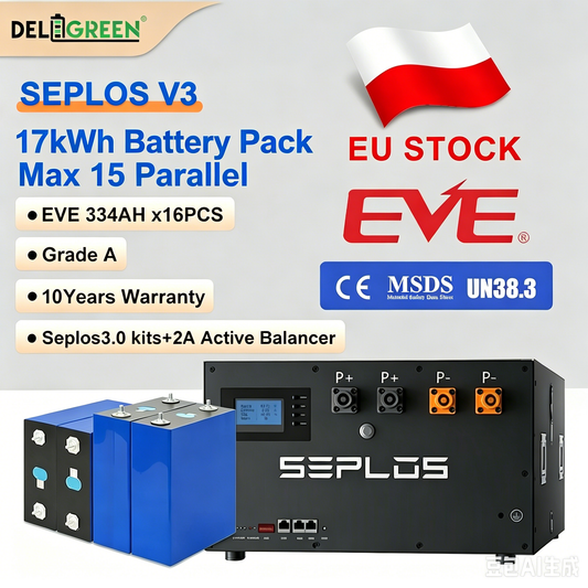 EU Free Shipping seplos V3+ 16pcs EVE 334ah Bundle (Client assemble )